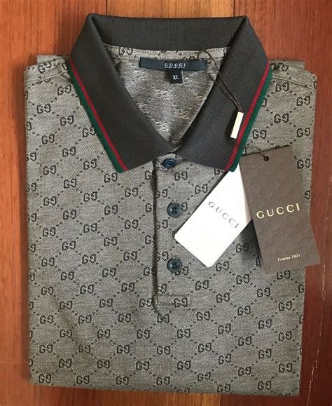 brown gucci mens shirt|Gucci shirts for men outlet.